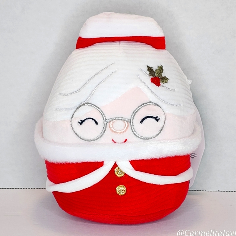 🎄 NICOLETTE 🤶 Mrs. Clause Squisharoy Christmas 2023 Original Squishmallow